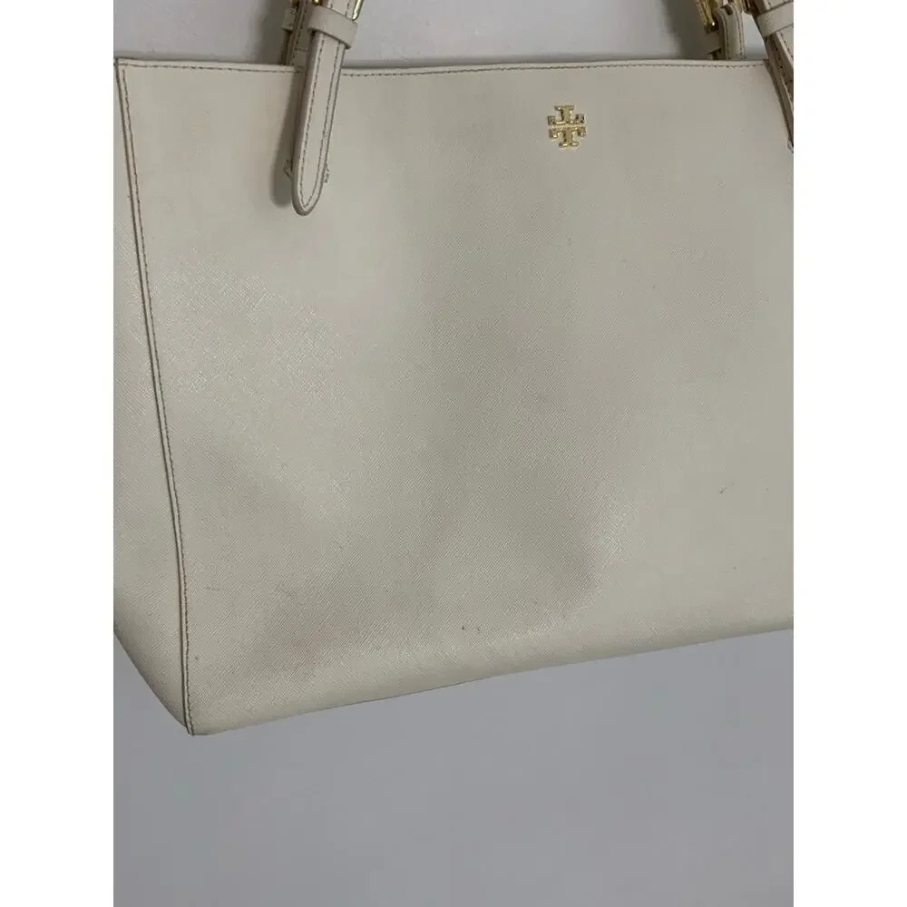 Tory Burch Cream‎ Large Leather shoulder bag